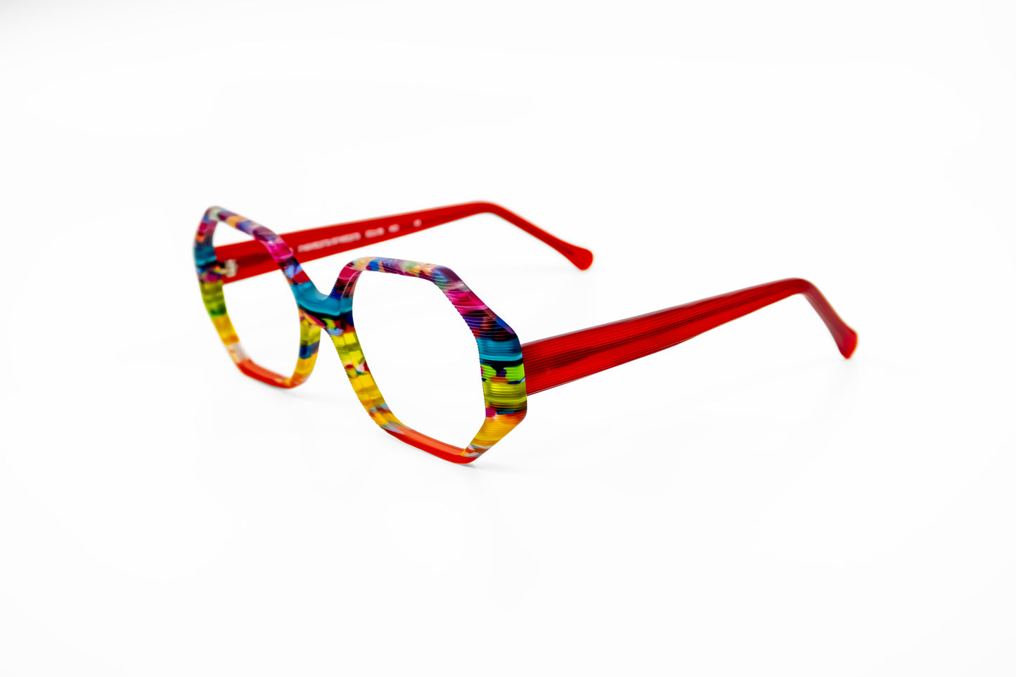 funky textured colorful custom optical glasses New York