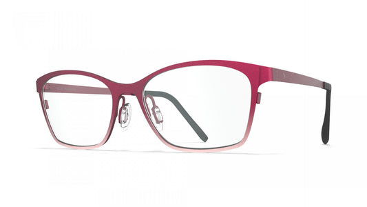 titanium cateye red glasses new york