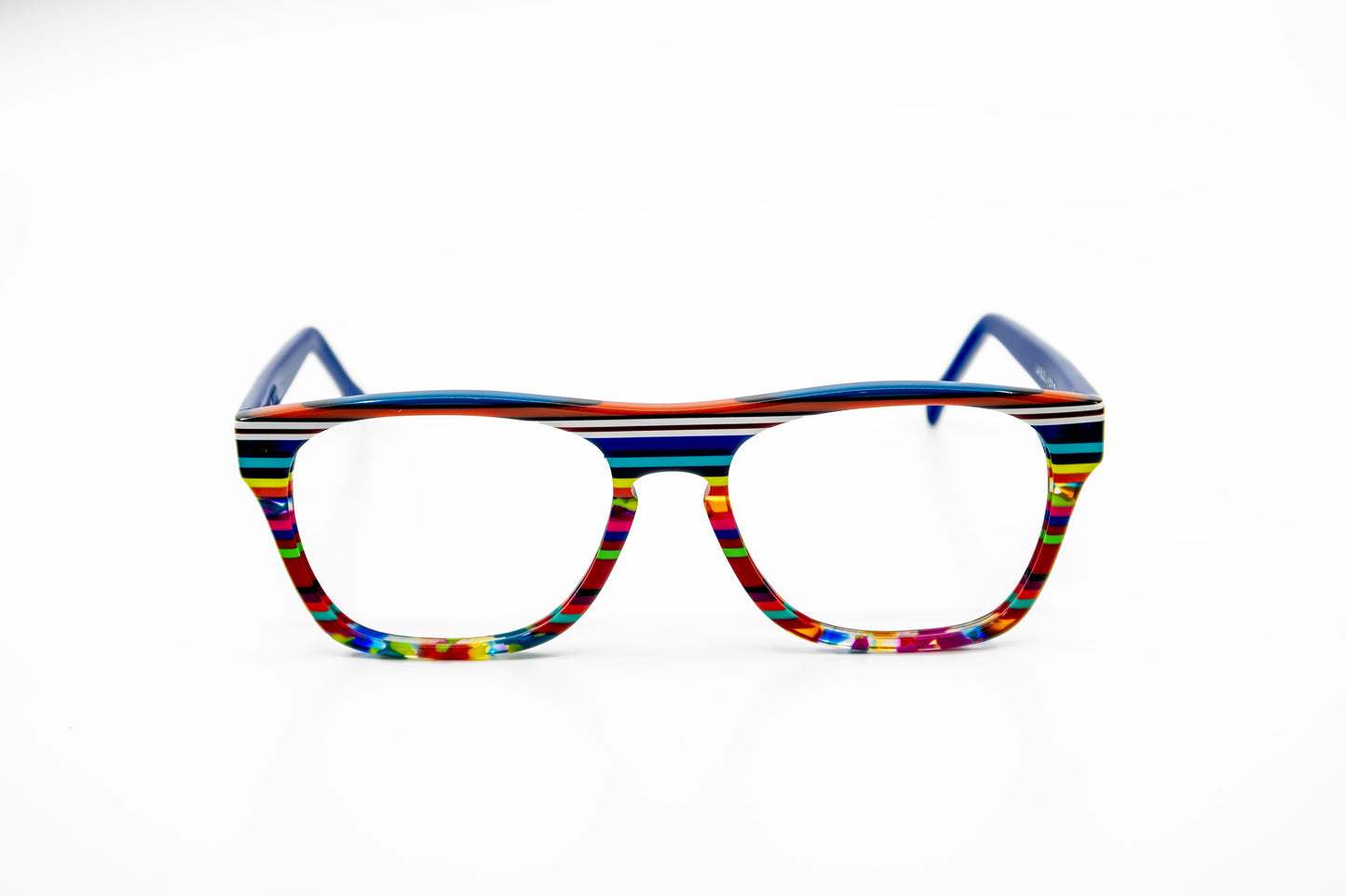 square colorful custom optical glasses New York