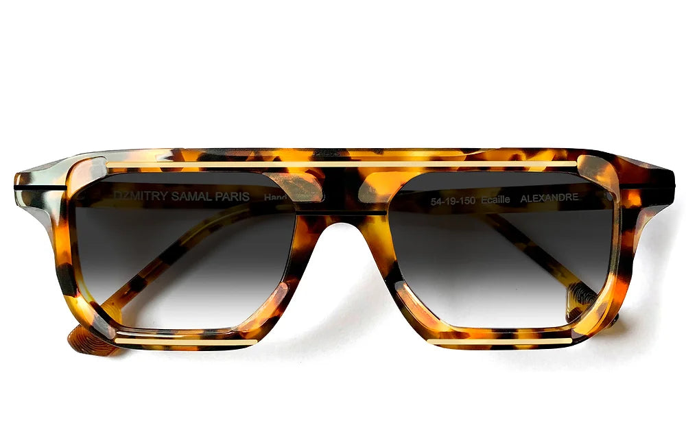 Alexandre ecaille Dzmitry Samal sunglasses – La Bleu Optique Alexandre ecaille Dzmitry Samal sunglasses – La Bleu Optique