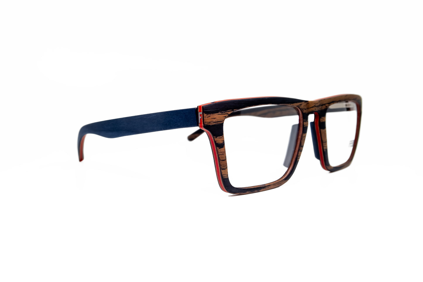 Barent by FEB31st wooden glasses brown/blue