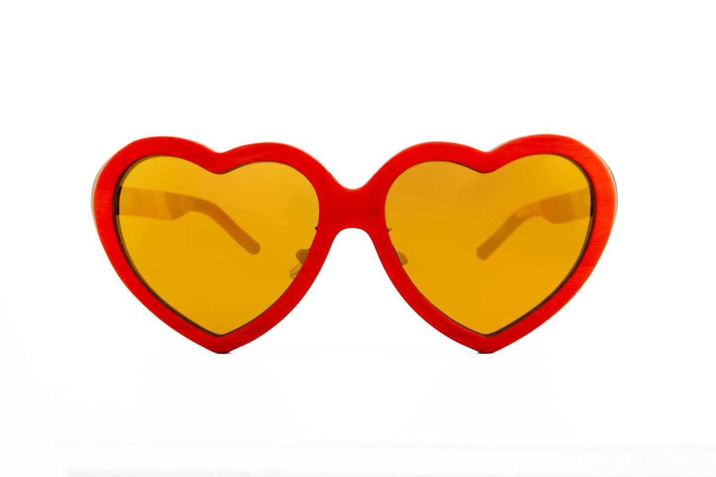 LOL by FEB31st wooden sunglasses red