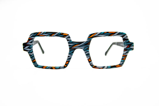 multi color funky custom glasses New york