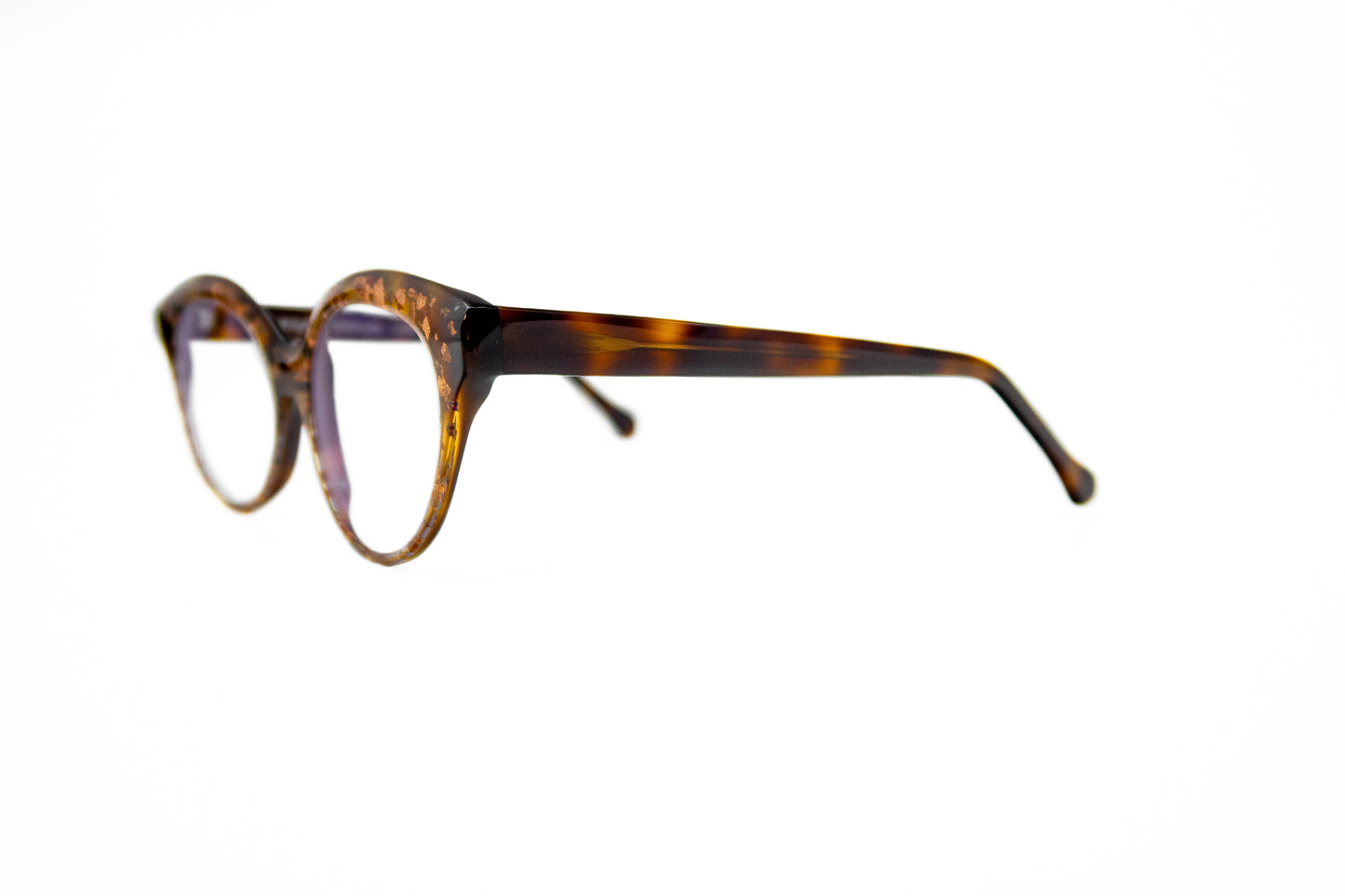 3349 La Bleu Cat-eye brown Habit gold Glasses