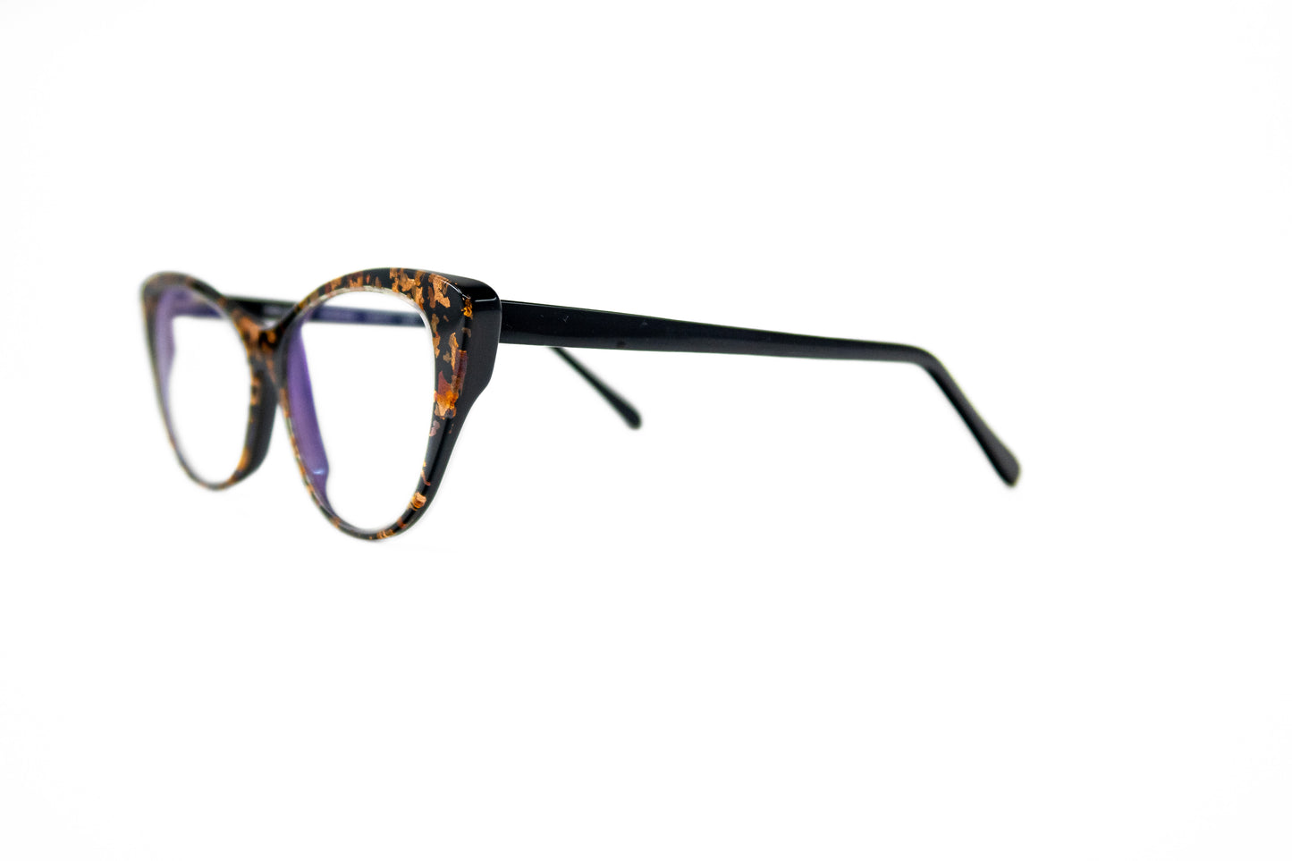 3066 La Bleu Cat-eye gold Glasses