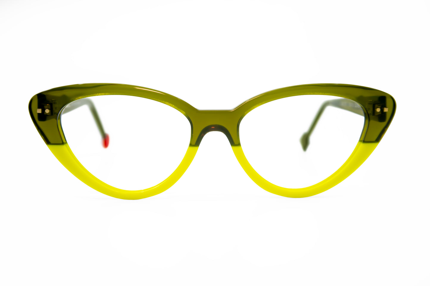 optical cateye New York neon green