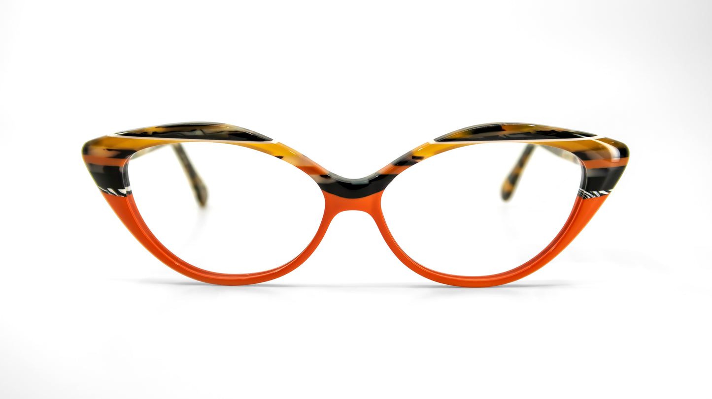 funky cateye colorful custom optical glasses New York