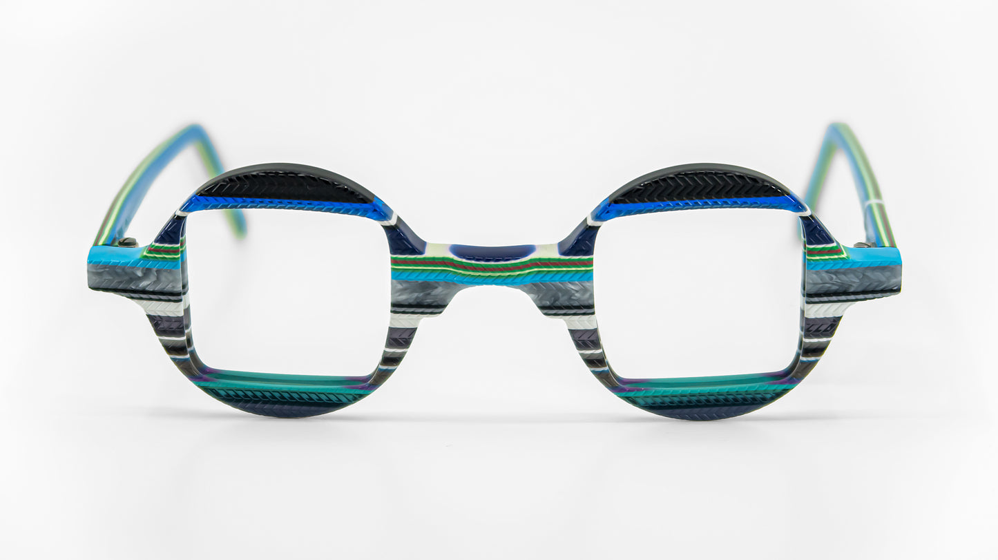 textured colorful custom optical glasses New York
