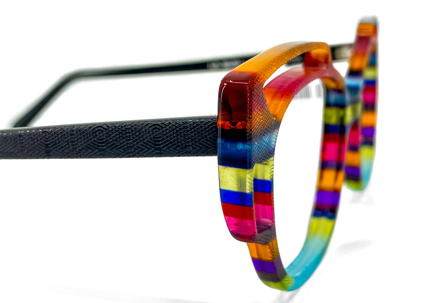 Cateye 3073 by La Bleu Frames Glasses striped