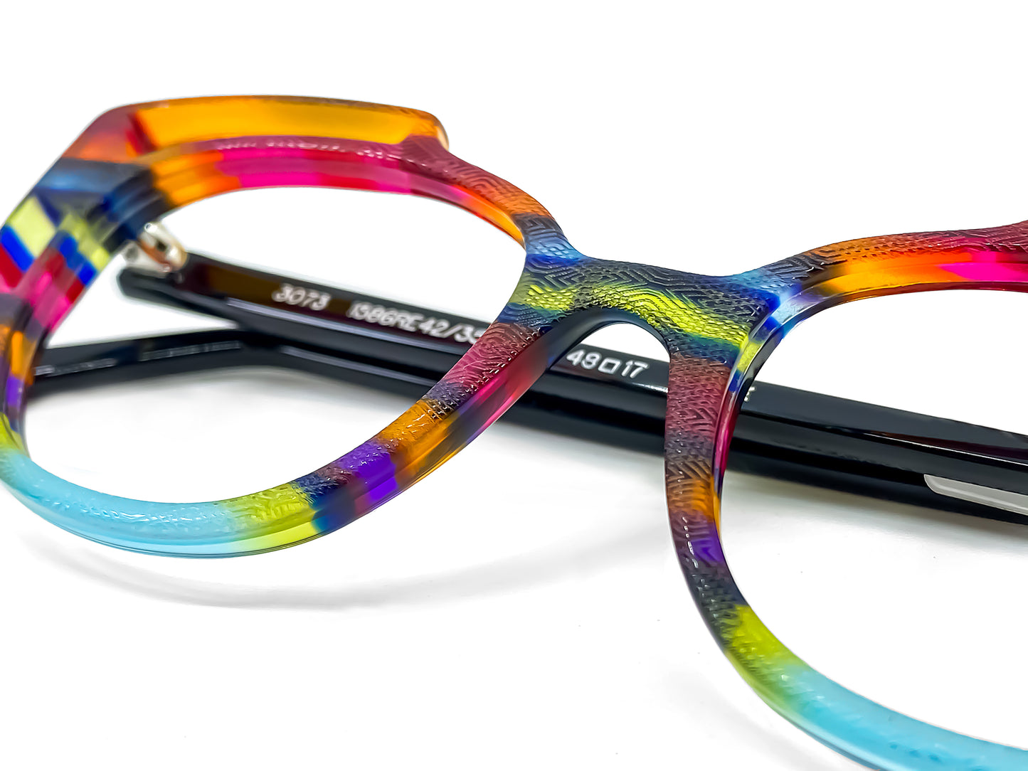 Cateye 3073 by La Bleu Frames Glasses striped