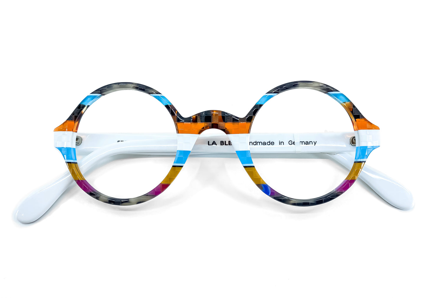 round Custom multi color stripes unique New York