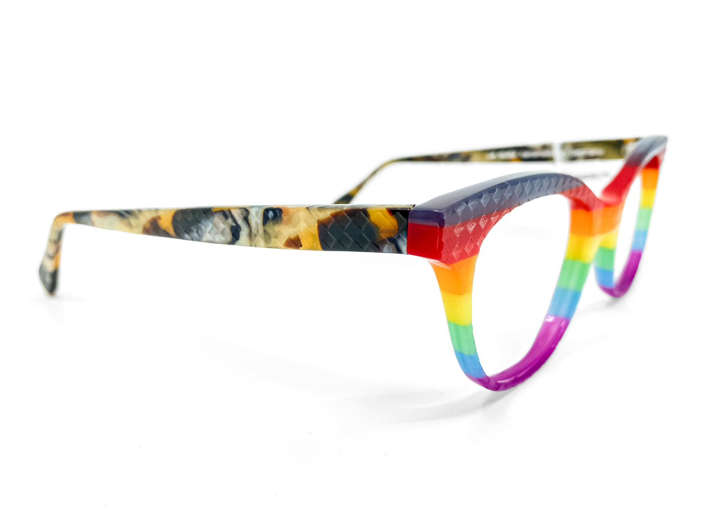 Cateye 2958 by La Bleu Frames Glasses striped