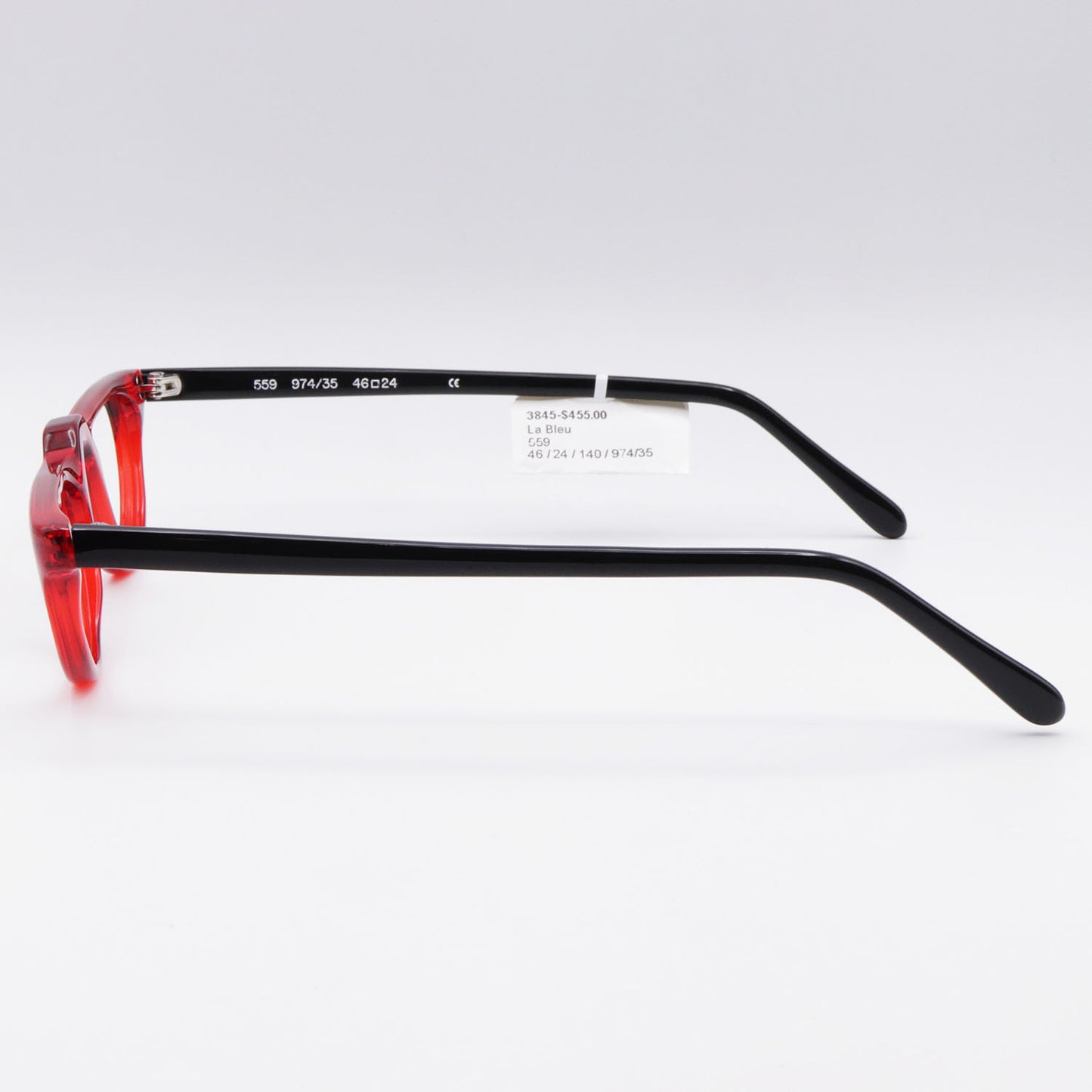 Half Eye 559 by La Bleu Red and Black