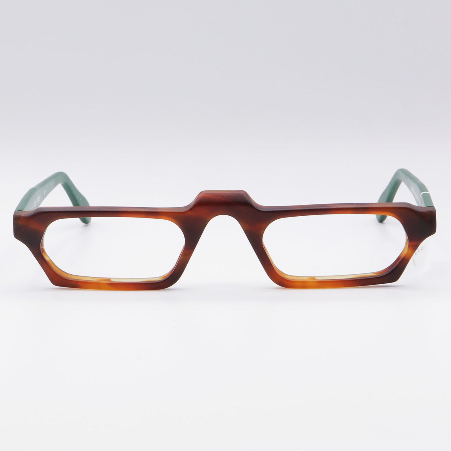 Rectangular 28 by La Bleu Green and Brown Matte