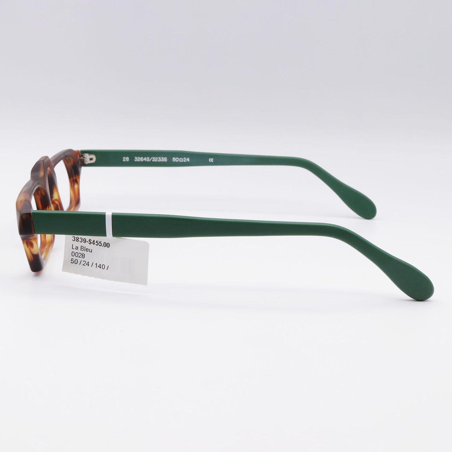 Rectangular 28 by La Bleu Green and Brown Matte