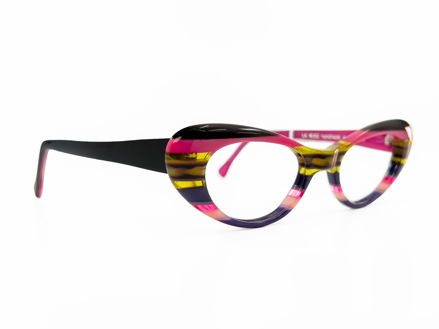 retro cat-eye colorful custom optical glasses New York