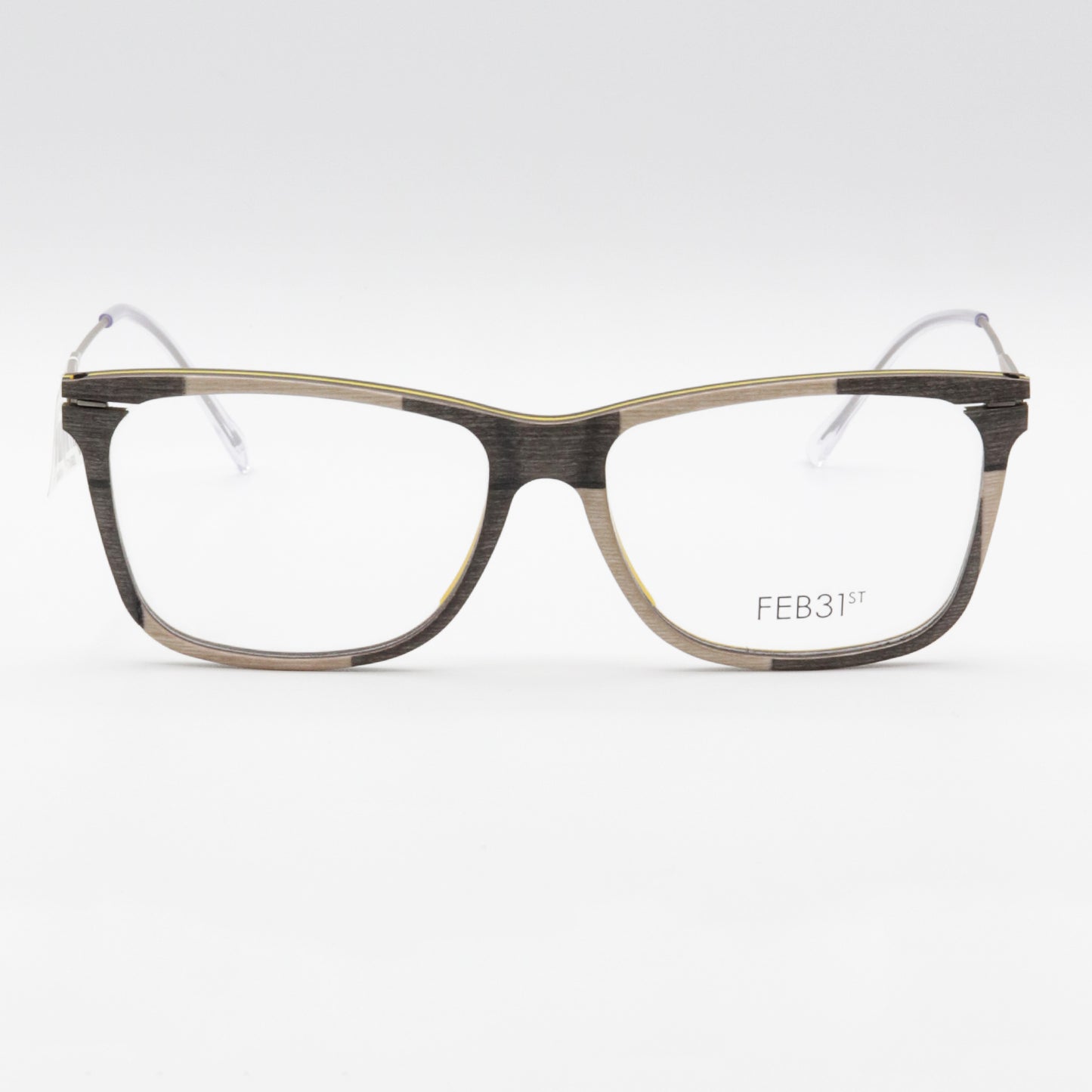 Marz by FEB31st wooden glasses Brown and Yellow