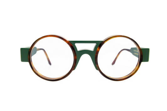 Round green optical glasses new York
