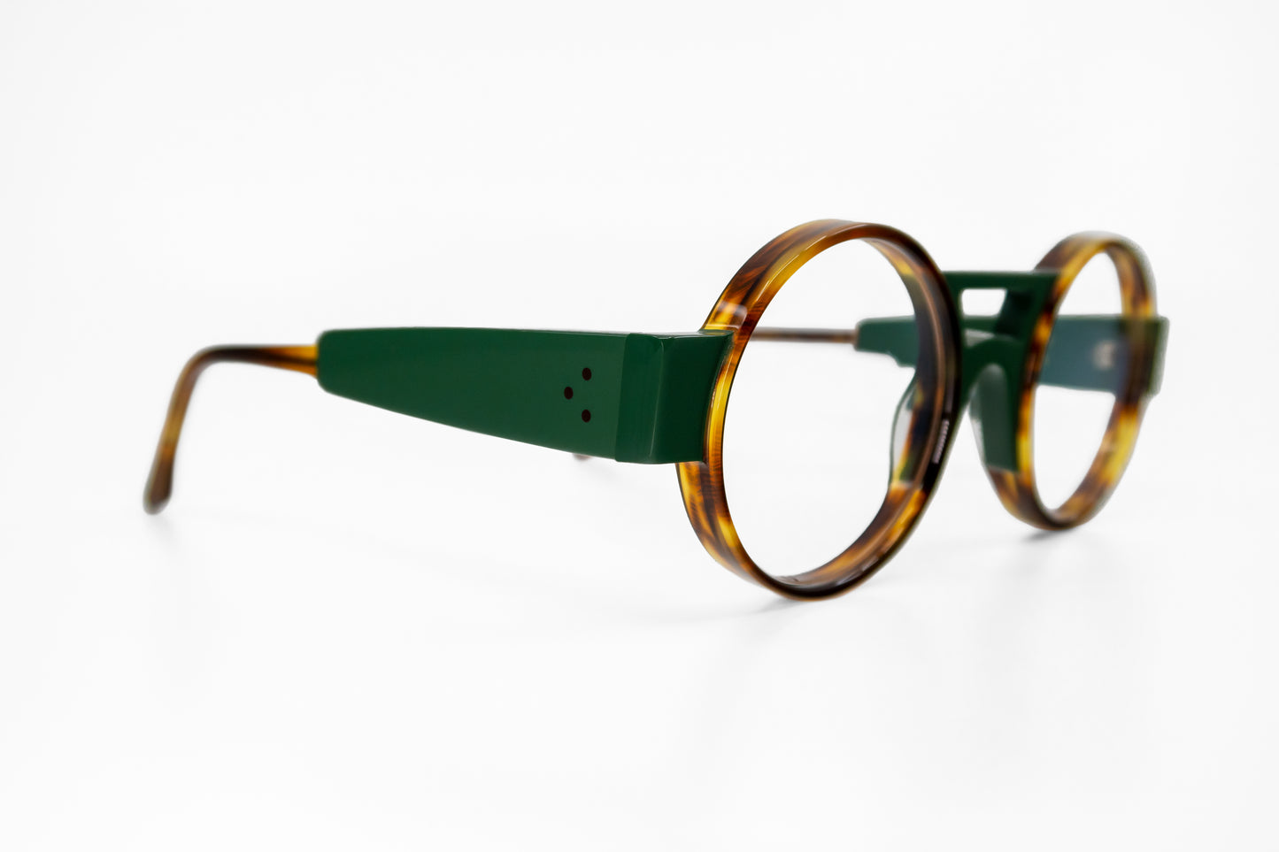 Round green optical glasses new York