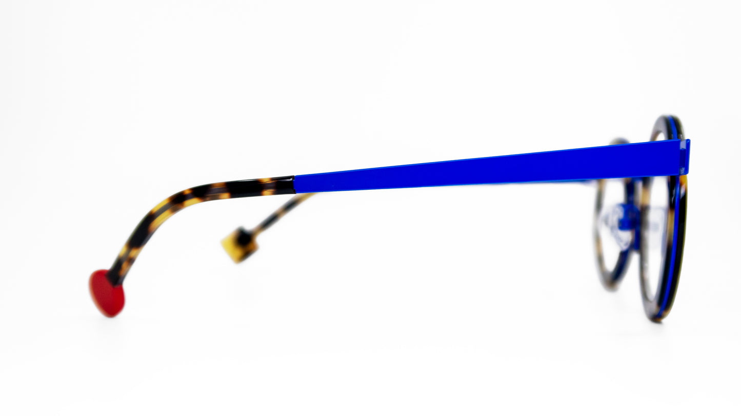 optical glasses round Tortoise blue New york