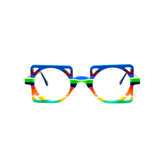 Round in square 3398 La Bleu Multi-Color Glasses