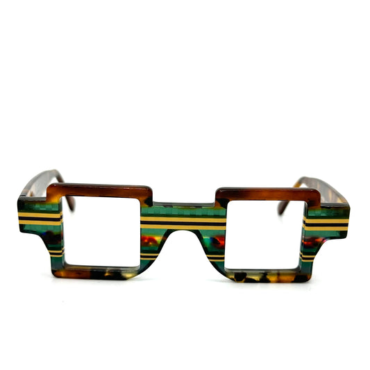 Square 3072 La Bleu Multi-Color Textured