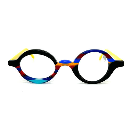 Oval 3366HS La Bleu Multi-Color Textured