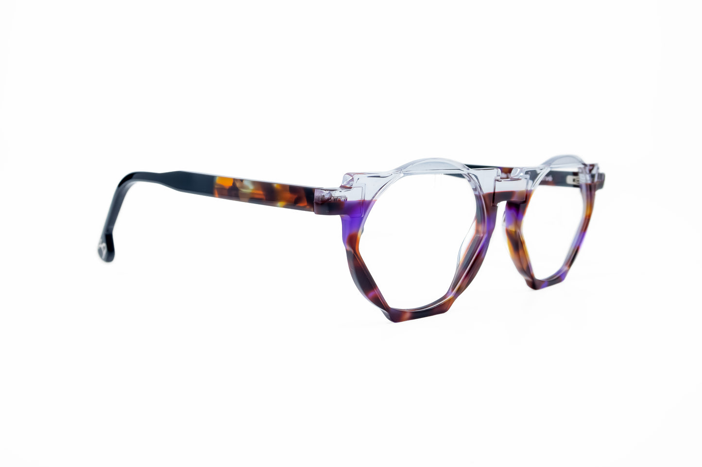 Herve ecaille violet Dzmitry Samal glasses