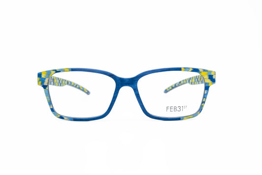 Kara by FEB31st wooden glasses blue