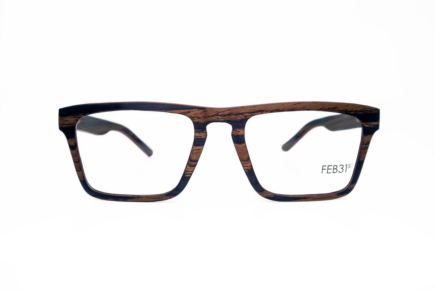 Barent by FEB31st wooden glasses brown/blue