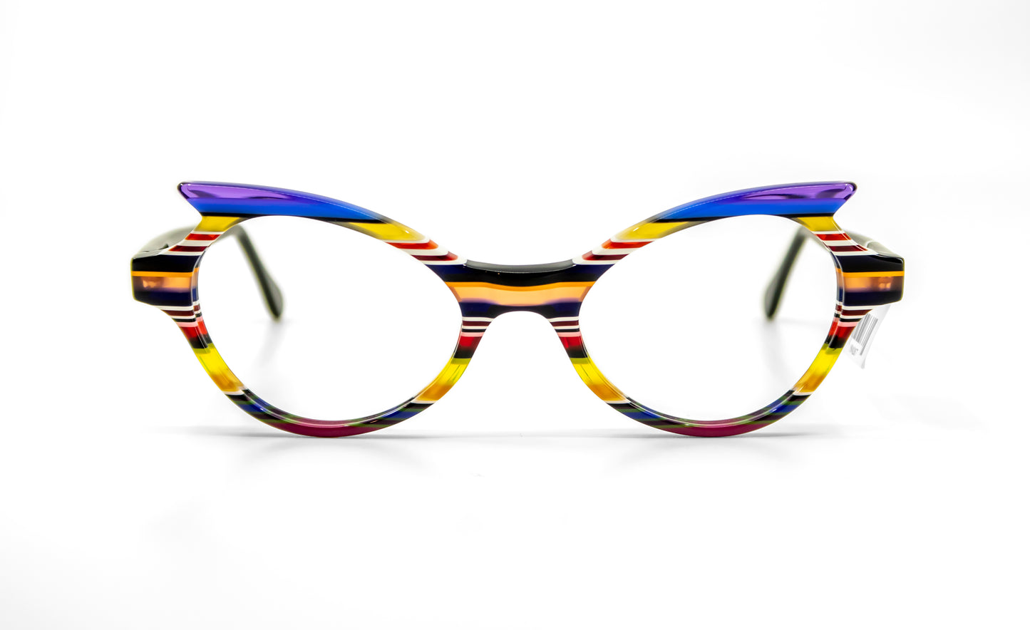 Cateye 3106 by La Bleu Frames Glasses striped
