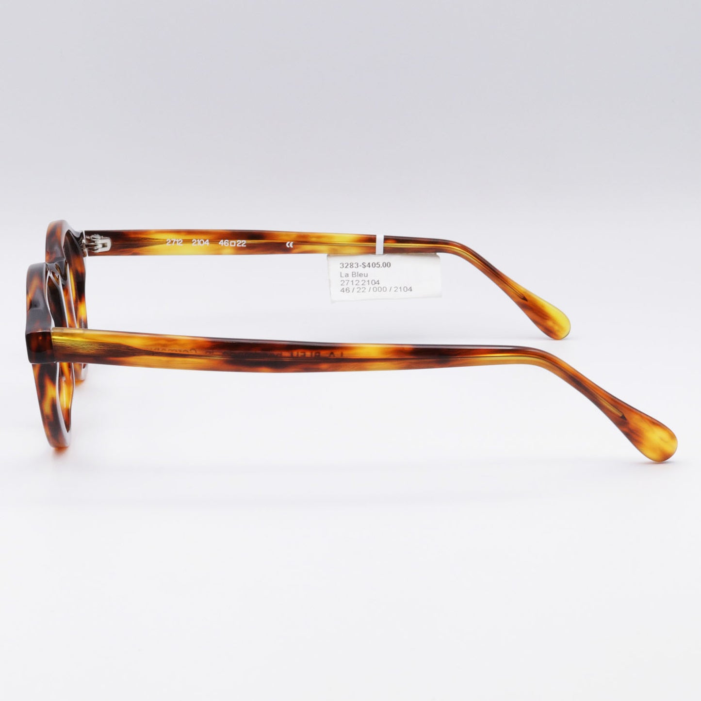 Round 2712 by La Bleu Frame Glasses Brown