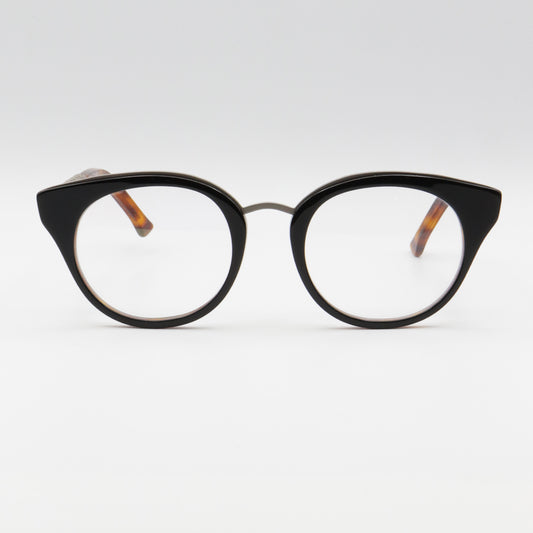 Black frame optical glasses in New York
