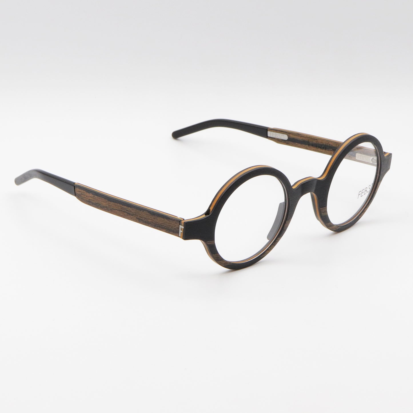 Callisto by FEB31st wooden glasses Black and Brown
