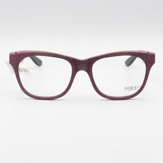 FEBE by FEB31st wooden glasses Purple and Beige
