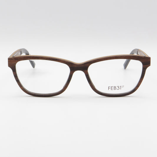 Eva by by FEB31st wooden glasses Brown and Green
