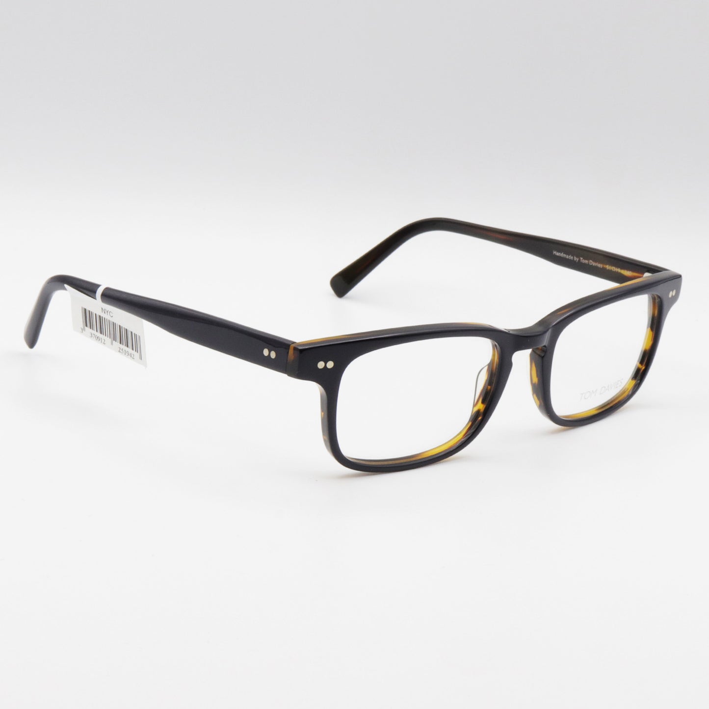 TD421 1171 Tom Davies Navy Blue and Brown Optical Glasses