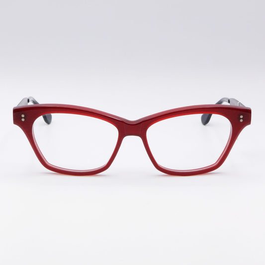 Albers Rapp Frames Glasses Red and Black Matte
